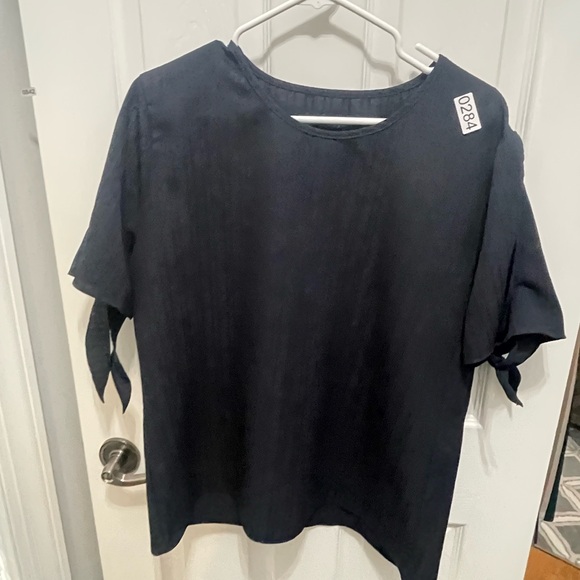 Temu navy blue top shortsleeved XxLargw new never worn - Picture 6 of 8